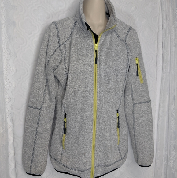KARISSA & ME Fleece Sweater Full Zip Jacket Sz S - Picture 4 of 8